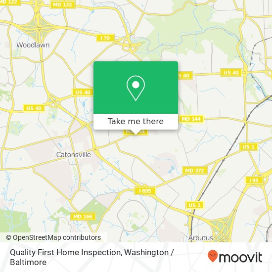 Quality First Home Inspection map