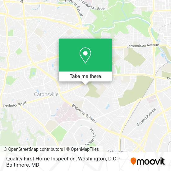 Mapa de Quality First Home Inspection