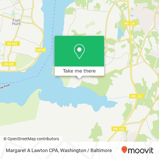 Margaret A Lawton CPA map