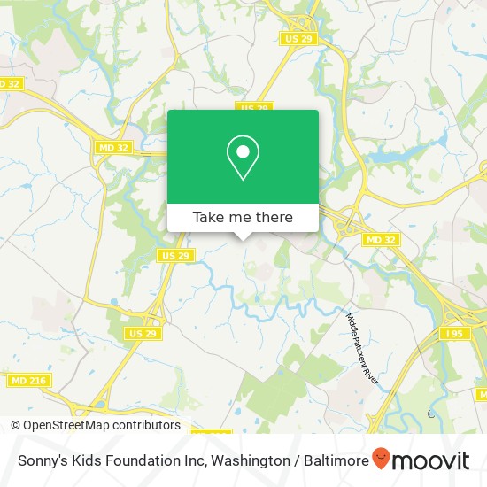 Mapa de Sonny's Kids Foundation Inc