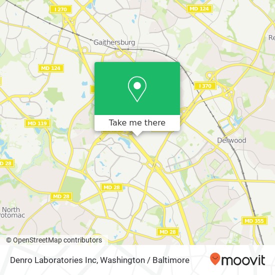 Denro Laboratories Inc map