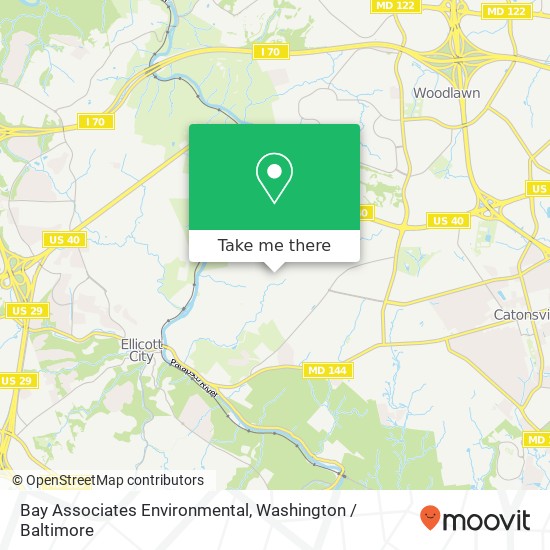 Bay Associates Environmental map