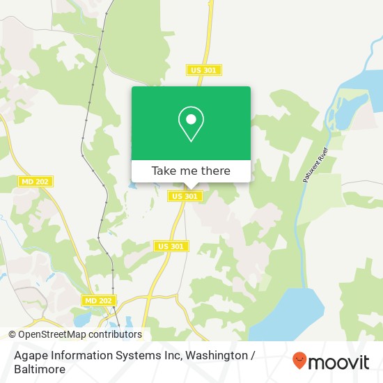 Agape Information Systems Inc map