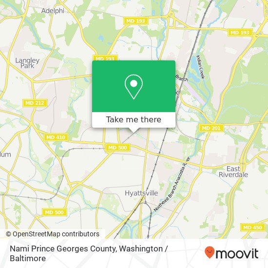 Nami Prince Georges County map