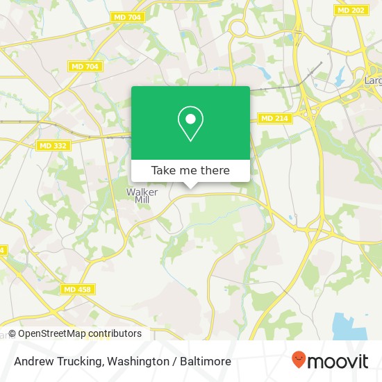 Andrew Trucking map