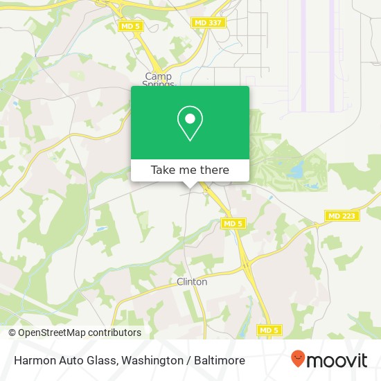 Harmon Auto Glass map