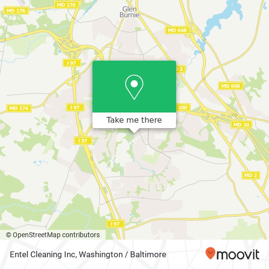 Mapa de Entel Cleaning Inc