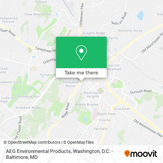 AEG Environmental Products map