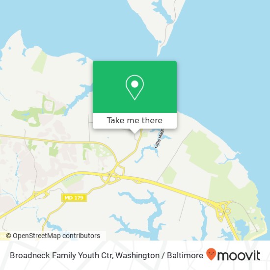 Mapa de Broadneck Family Youth Ctr