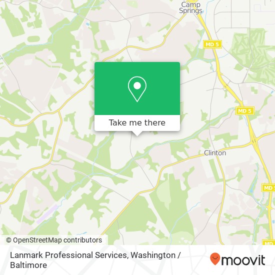 Lanmark Professional Services map