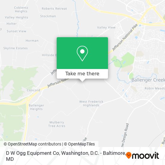 D W Ogg Equipment Co map