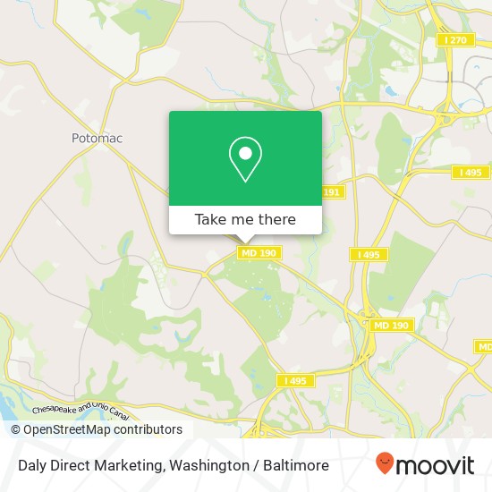 Mapa de Daly Direct Marketing