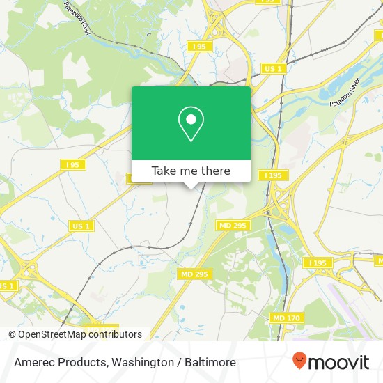 Amerec Products map