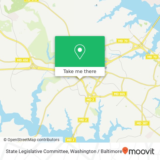 Mapa de State Legislative Committee