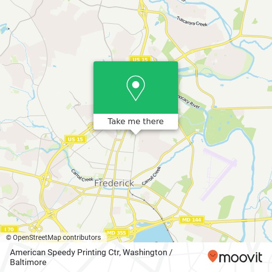 American Speedy Printing Ctr map