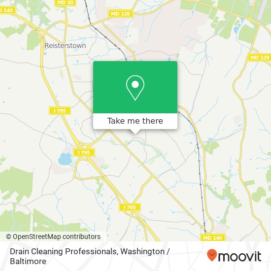 Drain Cleaning Professionals map