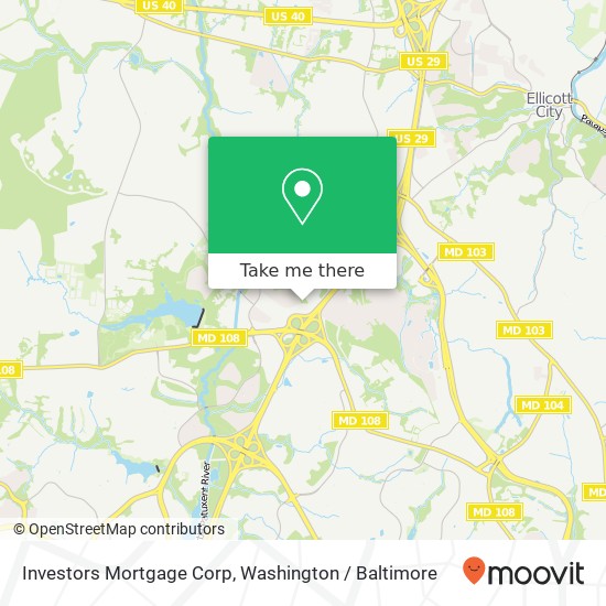 Investors Mortgage Corp map