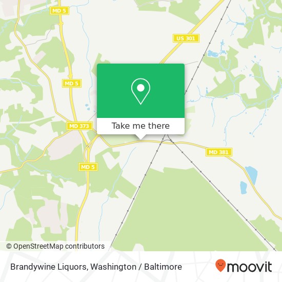 Brandywine Liquors map