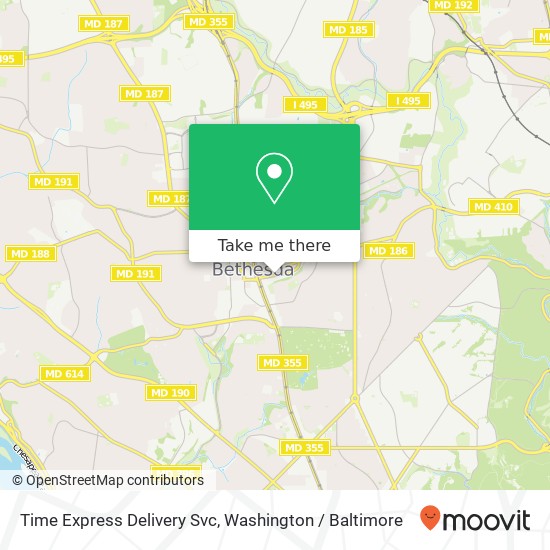 Time Express Delivery Svc map
