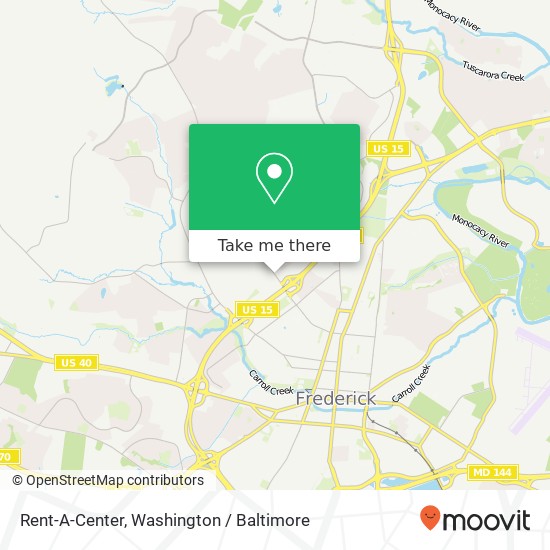 Rent-A-Center map