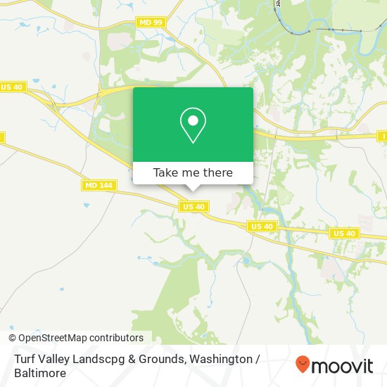 Mapa de Turf Valley Landscpg & Grounds