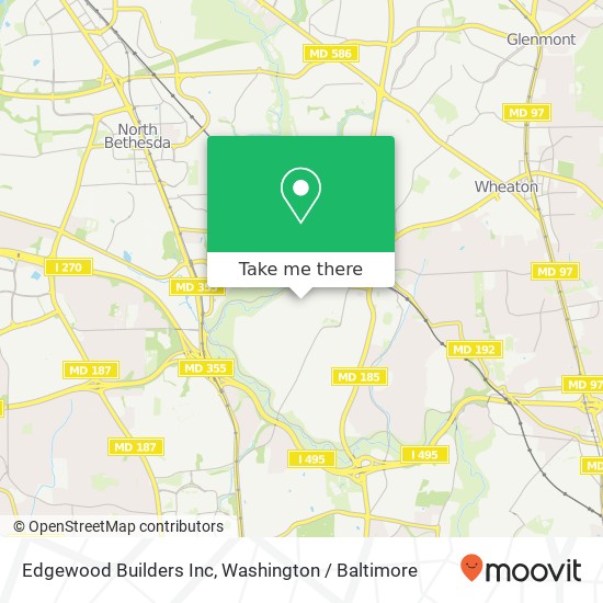 Edgewood Builders Inc map