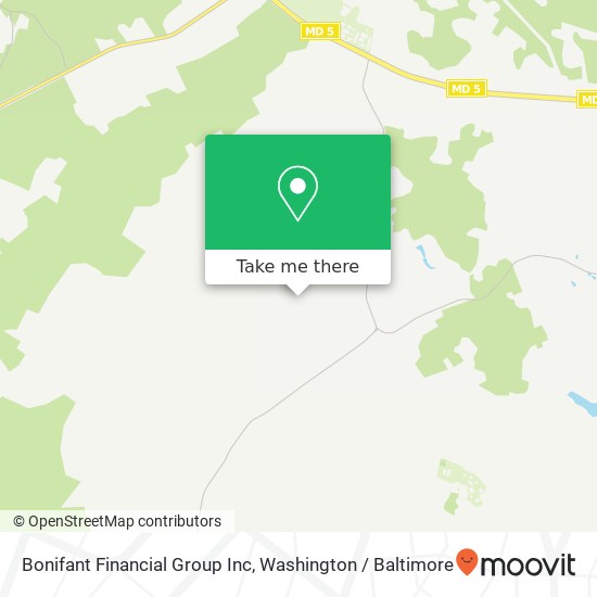 Mapa de Bonifant Financial Group Inc