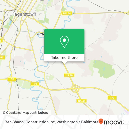 Mapa de Ben Shaool Construction Inc