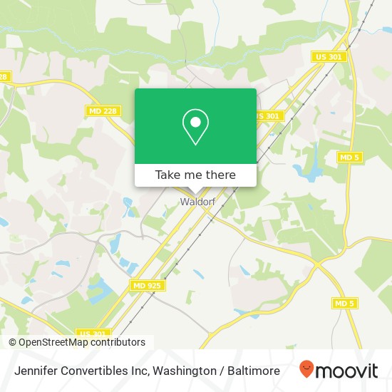 Mapa de Jennifer Convertibles Inc