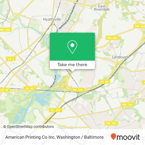 Mapa de American Printing Co Inc