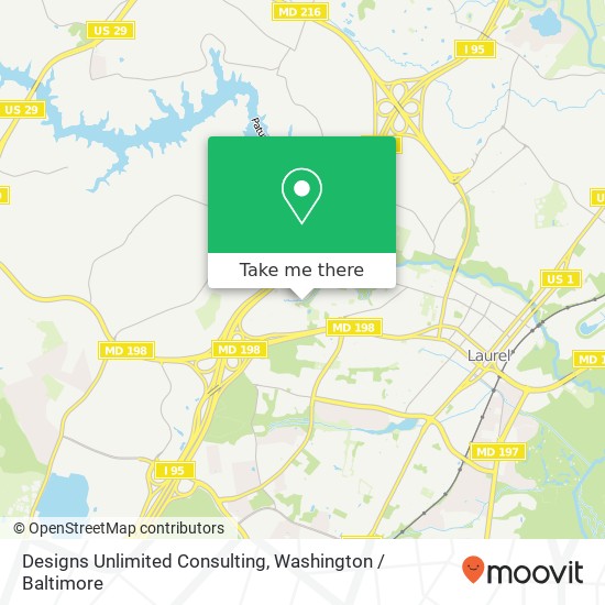 Mapa de Designs Unlimited Consulting