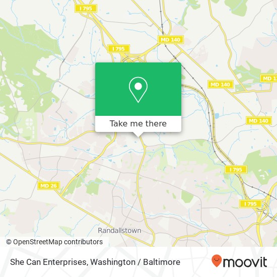 She Can Enterprises map