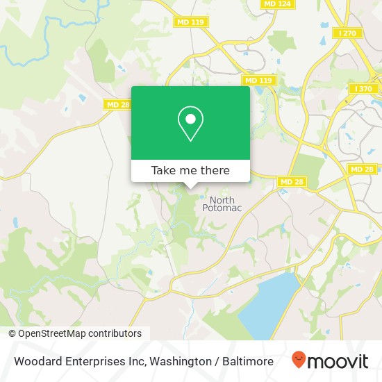 Mapa de Woodard Enterprises Inc