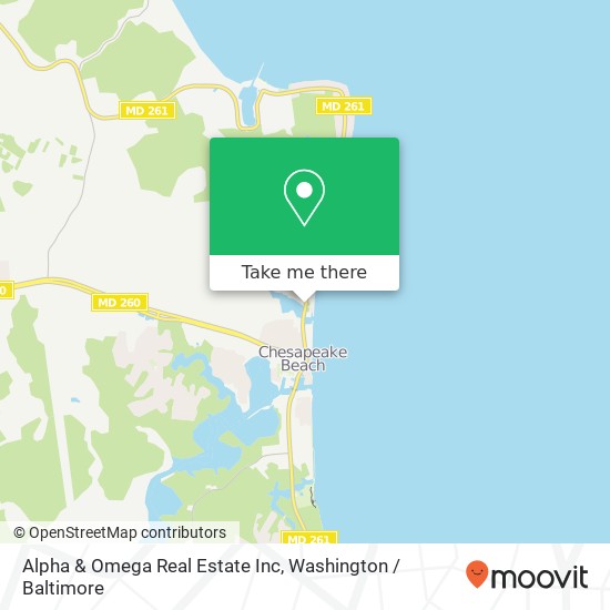 Alpha & Omega Real Estate Inc map