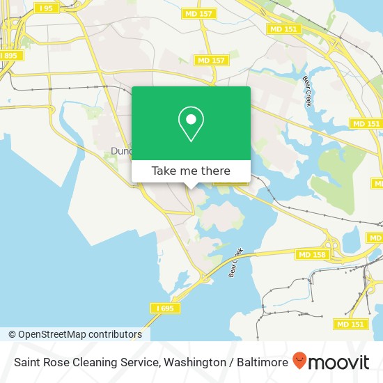 Mapa de Saint Rose Cleaning Service