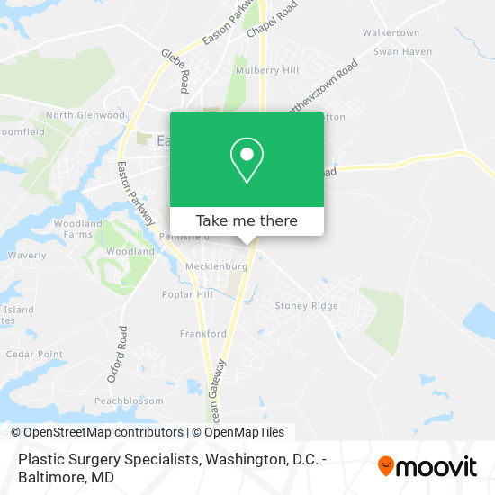 Plastic Surgery Specialists map