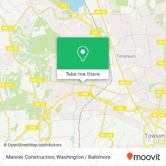 Meister Construction map