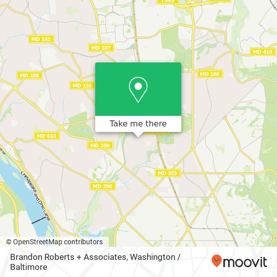 Brandon Roberts + Associates map