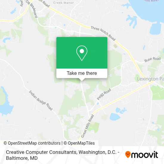 Mapa de Creative Computer Consultants