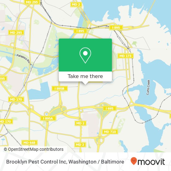 Brooklyn Pest Control Inc map