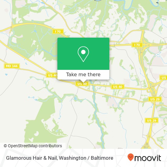 Mapa de Glamorous Hair & Nail