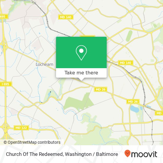Mapa de Church Of The Redeemed