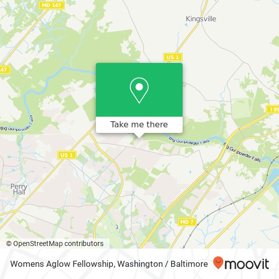 Mapa de Womens Aglow Fellowship