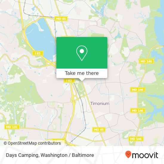 Days Camping map