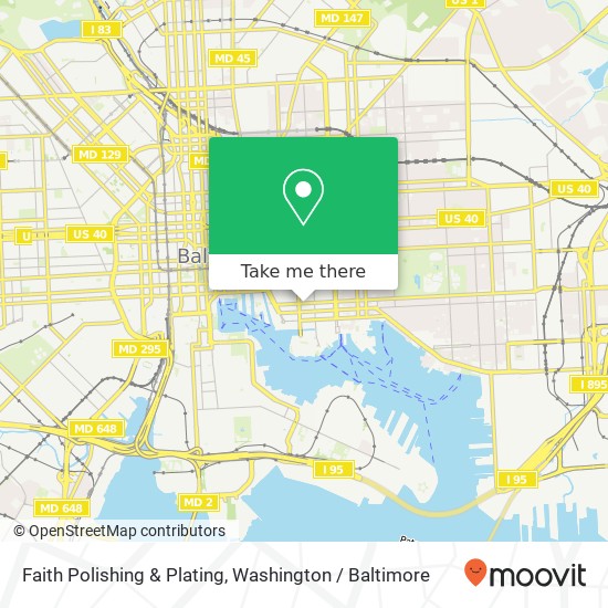 Mapa de Faith Polishing & Plating