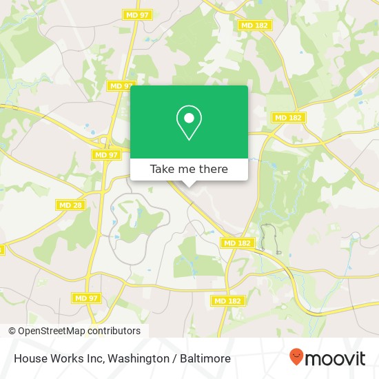 House Works Inc map