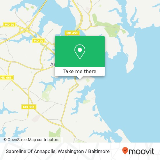 Mapa de Sabreline Of Annapolis