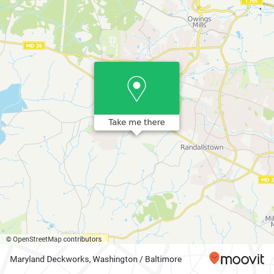 Maryland Deckworks map