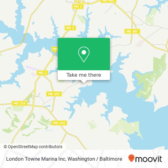 London Towne Marina Inc map