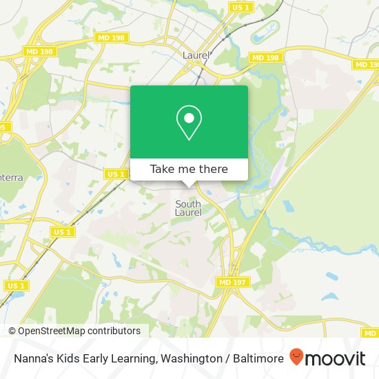 Nanna's Kids Early Learning map